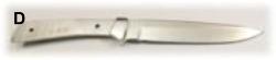 Abalone knife blade